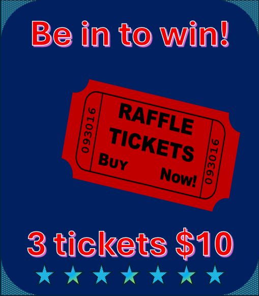 Raffle tickets mlc aquatic presentation night 3 tickets $10