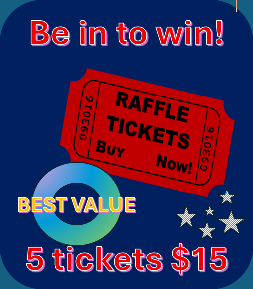 Raffle tickets mlc aquatic presentation night 5 tickets $15 Best Value!